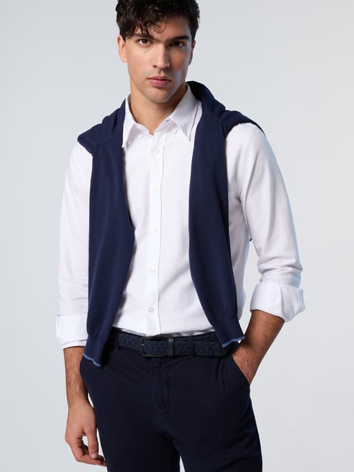 North Sails Shirt Oxford with embroidered logo - Image 4