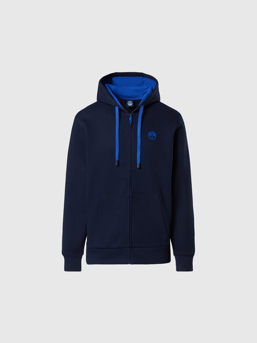 North Sails Hoodie Full-zip with logo patch - Image 3
