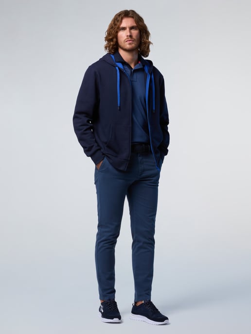 North Sails Hoodie Full-zip with logo patch - Image 5