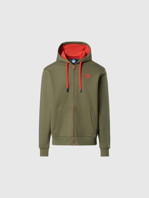 North Sails Hoodie Full-zip with logo patch - Image 3