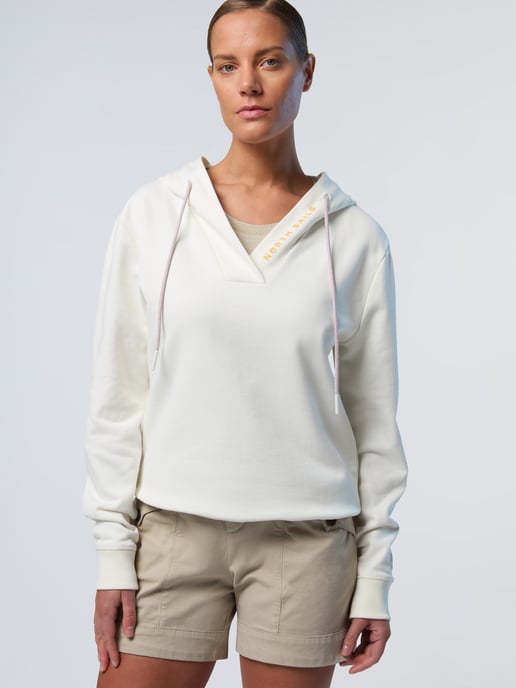 North Sails Hoodie V-neck with North Sails print - Image 4