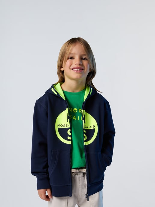 North Sails Hoodie Zipper with maxi logo - Image 4