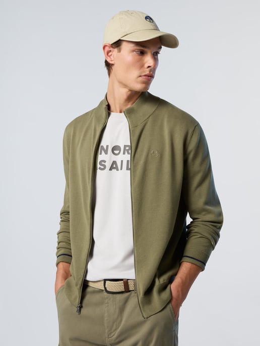 North Sails Sweater Full-zip with embroidered logo - Image 4