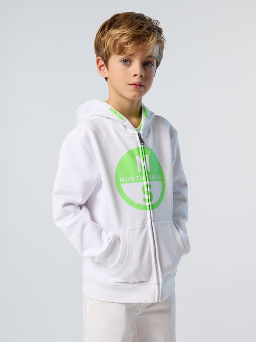North Sails Hoodie Zipper with maxi logo - Image 3