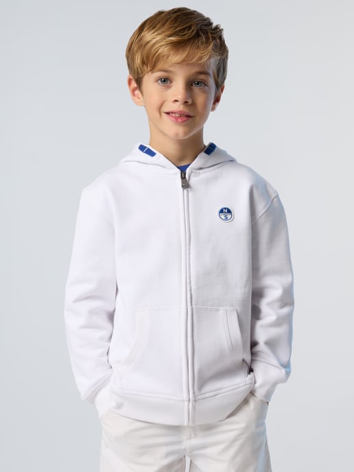 North Sails Hoodie Zipper with logo patch - Image 4