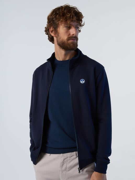 North Sails Sweatshirt Full-zip with logo patch - Image 3