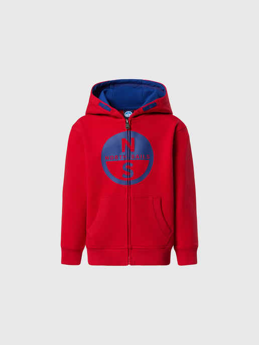 North Sails Hoodie Zipper with maxi logo - Image 3
