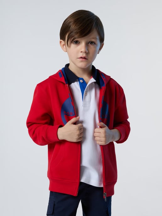 North Sails Hoodie Zipper with maxi logo - Image 4