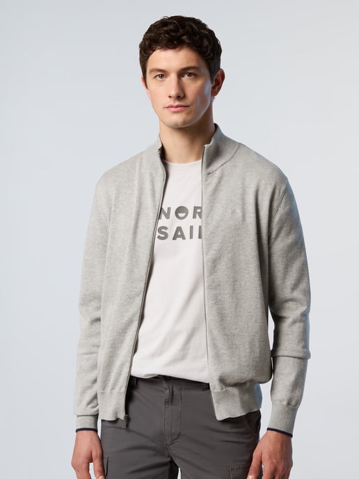 North Sails Sweater Full-zip with embroidered logo - Image 4