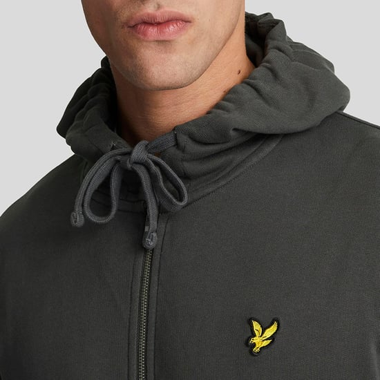 Sudadera con cremallera Lyle And Scott para hombre en color gunmetal - Image 4