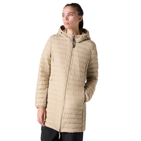 Chaqueta Larga Beige Besada Por El Sol De Parajumpers - Image 4