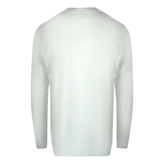 Camiseta Blanca De Manga Larga Con El Nuevo Logotipo D De Diesel - Image 2