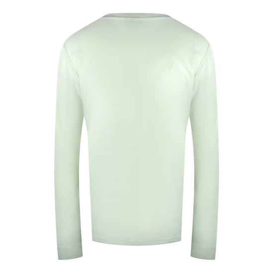 Camiseta De Manga Larga Blanca Con Logo Monocromático De Diesel - Image 2
