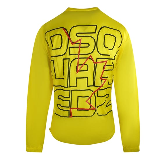 Camiseta Amarilla De Manga Larga Con Logo Grande En La Espalda De Dsquared2 - Image 2