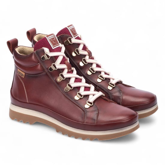 Botines Pikolinos Arcilla de piel roja para mujer - Vigo - Image 3