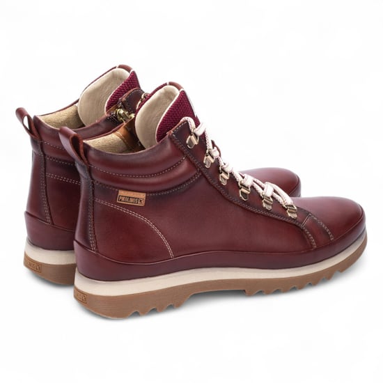 Botines Pikolinos Arcilla de piel roja para mujer - Vigo - Image 4