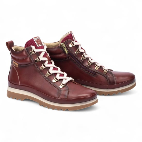 Botines Pikolinos Arcilla de piel roja para mujer - Vigo - Image 5