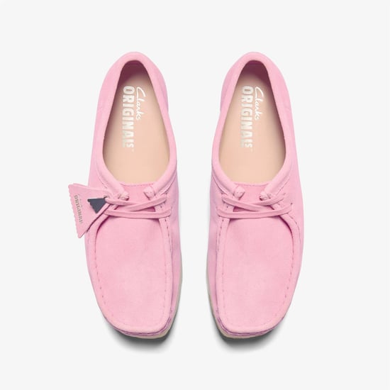 Zapatos de Mujer Rosa de Ante Wallabee Originals de Clarks - Image 5