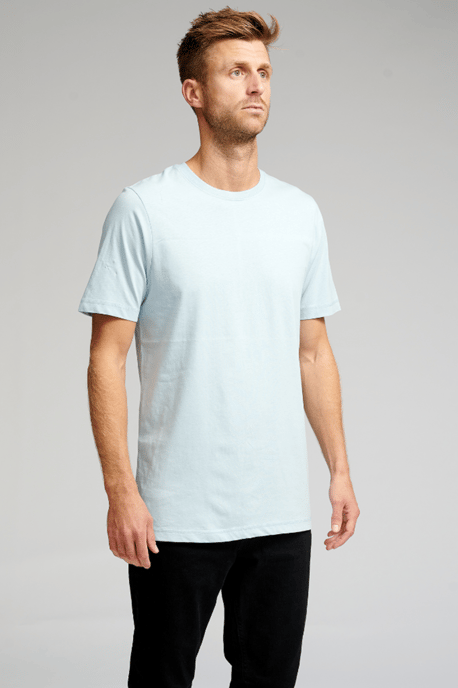 Camiseta básica orgánica - Azul claro - Image 2
