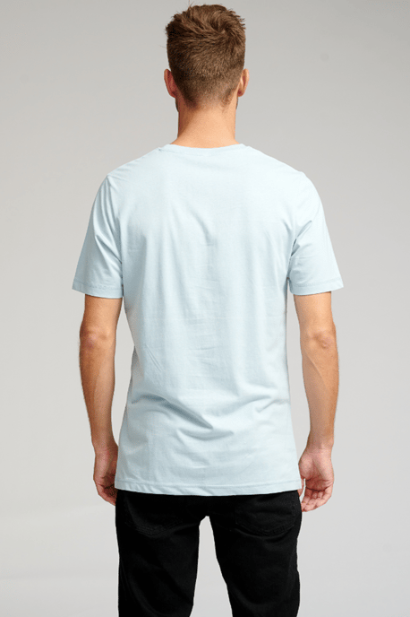 Camiseta básica orgánica - Azul claro - Image 4