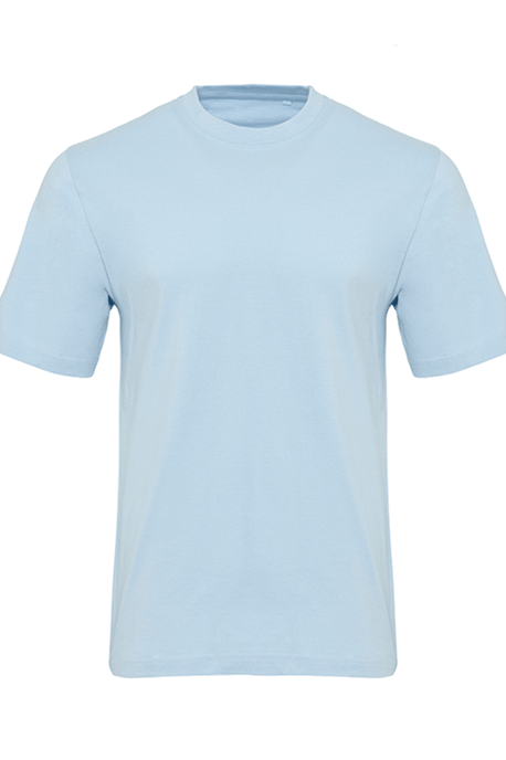 Camiseta básica orgánica - Azul claro - Image 5