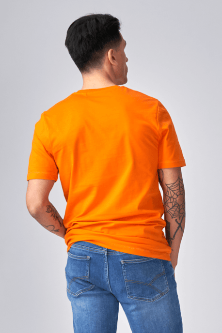 Camiseta básica orgánica - Naranja - Image 2