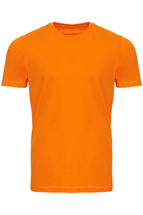 Camiseta básica orgánica - Naranja - Image 4