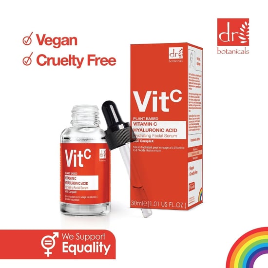 Suero Facial Hidratante de Vitamina C 5% y Ácido Hialurónico 2% de Dr Botanicals 30ml - Image 4
