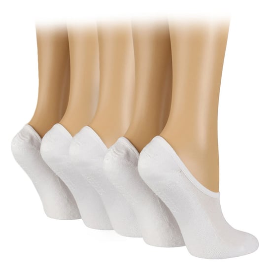 Paquete de 2 pares de calcetines cortos para mujeres con almohadilla y agarre de silicona en el talón - Image 3