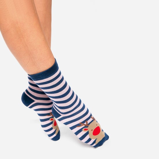 1 Paquete de Calcetines de Bambú Festivos de Navidad para Damas - Image 4