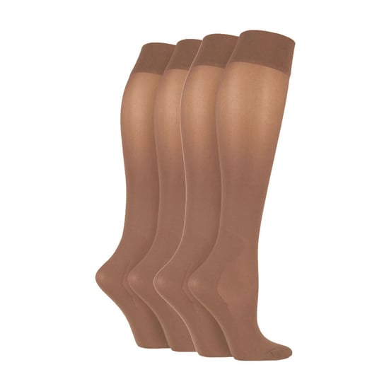 Calcetines de Compresión Graduada de 40 Denieros para Unisex - Paquete de 4 Pares – Calcetines Energizantes - Image 1