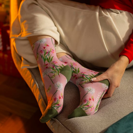 Calcetines de Mujer Originales | Calcetines Divertidos con Patrón Floral Colorido 4-7 UK - Image 3