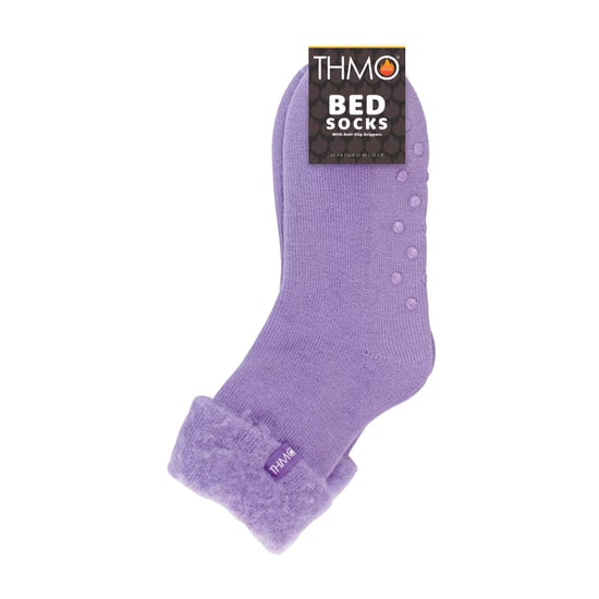 1 Paquete de Calcetines de Cama para Mujeres con Forro de Piel Suave - Image 2