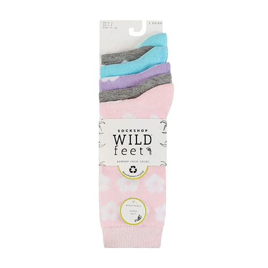 Paquete de 5 pares de calcetines de mujer con diseño jacquard - Image 2