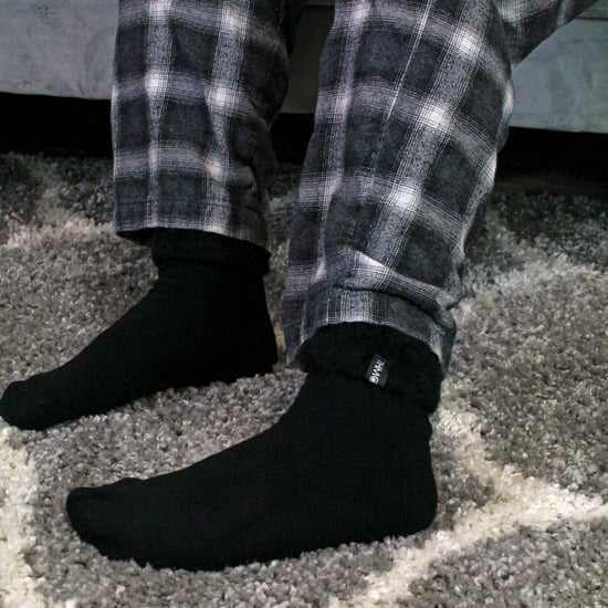 1 Paquete de Calcetines de Cama para Hombre con Forro de Felpa Suave - Image 5