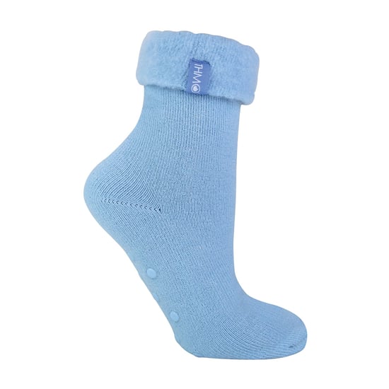 1 Paquete de Calcetines de Cama de Peluche Suave para Mujeres - Image 1