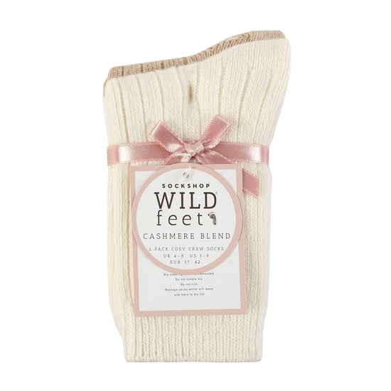 Paquete de 2 calcetines de cama de cachemira y lana para mujeres para dormir - Image 2
