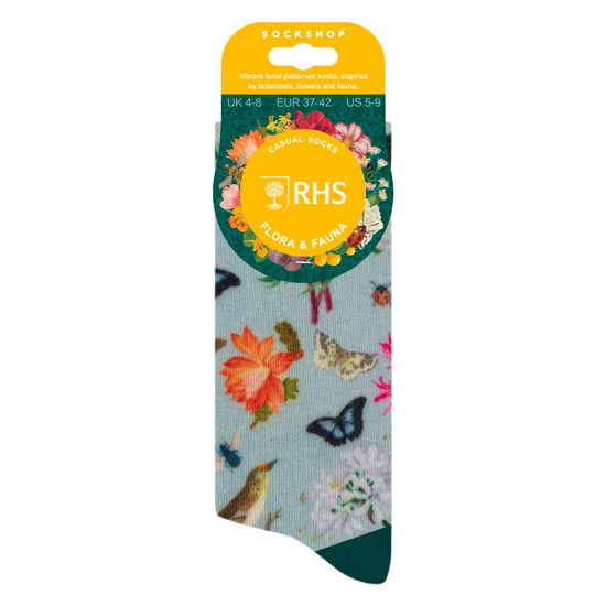Medias de Moda para Dama | Calcetines Divertidos de Flores Coloridas Talla 4-7 UK - Image 2