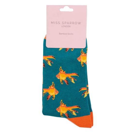 1 Paquete de calcetines de bambú con estampado de animales para damas - Image 2
