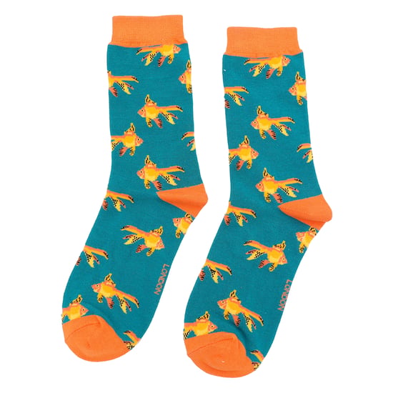 1 Paquete de calcetines de bambú con estampado de animales para damas - Image 3
