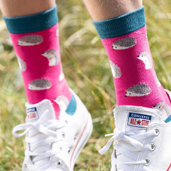 1 Paquete de calcetines de bambú con estampado de animales para damas - Image 4