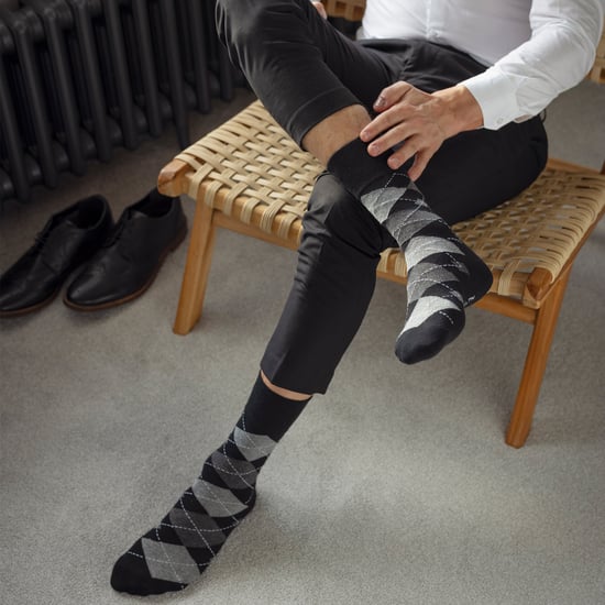 12 Pares de Calcetines para Hombre con Sujeción Suave y Parte Superior Suelta | Calcetines Extra Anchos sin Elasticidad - Image 3
