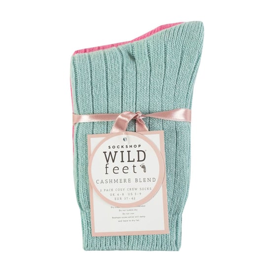 Pack de 2 pares de calcetines de lana de cachemira para dormir Damen - Image 2