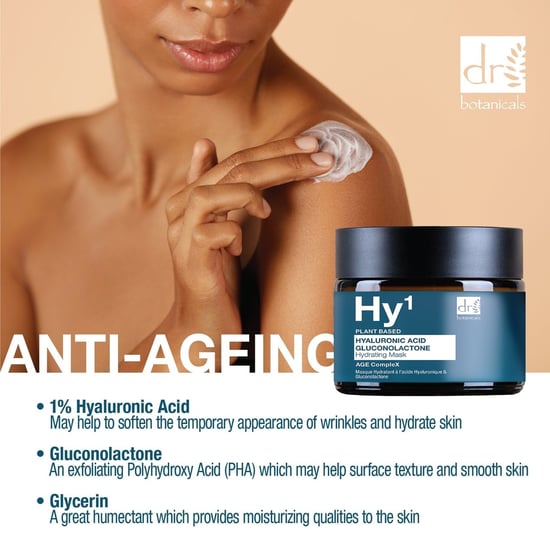 Máscara de Ácido Hialurónico 1% y Gluconolactona de Dr Botanicals 60ml - Image 3