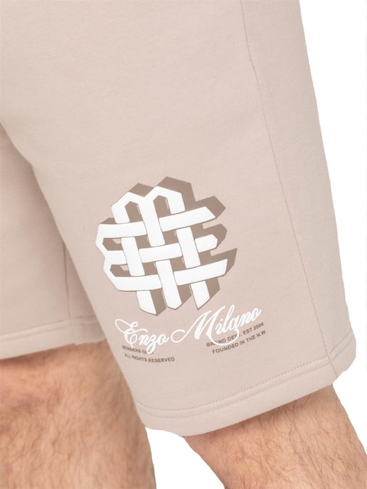 Enzo Milano | Conjunto de camiseta estampada y pantalón corto para hombre - Image 5