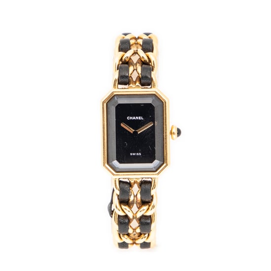 Chanel Première M en Negro/Dorado Acero inoxidable sin níquel - Image 1