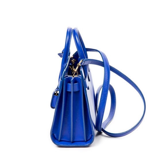 Yves Saint Laurent Nano Sac de Jour en Azul Real Piel de becerro - Image 3