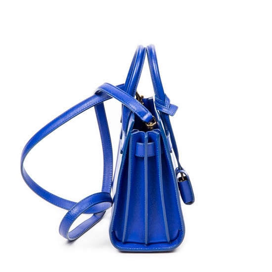 Yves Saint Laurent Nano Sac de Jour en Azul Real Piel de becerro - Image 4