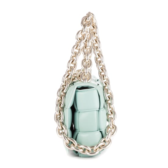 Bottega Veneta Chain Cassette  en Azul pálido Piel de becerro - Image 3