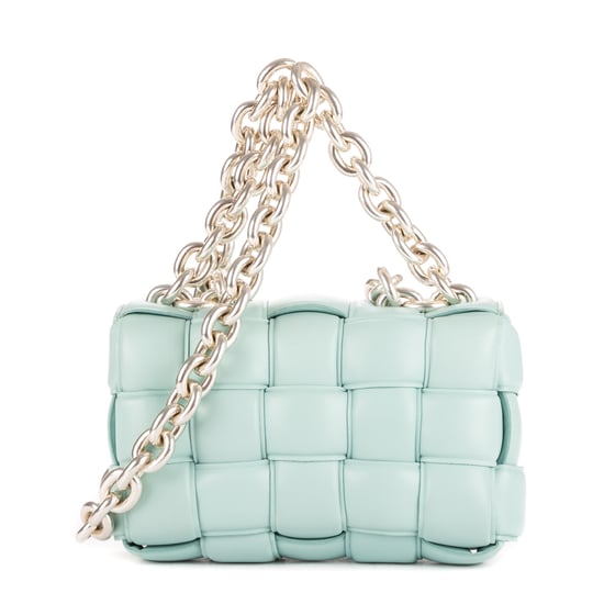 Bottega Veneta Chain Cassette  en Azul pálido Piel de becerro - Image 4